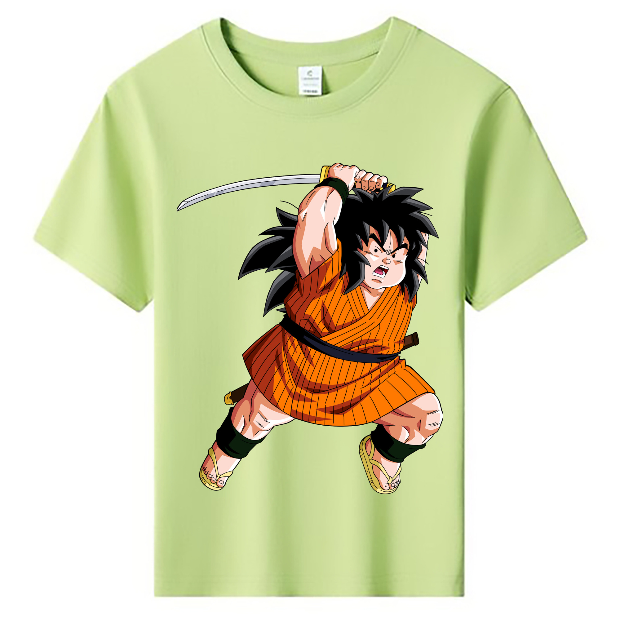 （画像用） ドラゴンボール やじろべえ DRAGON BALL Yajirobe 綿100％キッズTシャツ（フロントプリント）